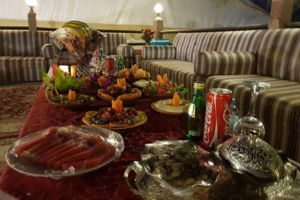 vip desert safari buffet dinner