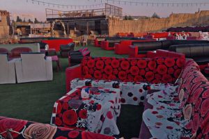 vip desert safari sitting area