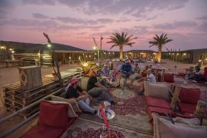vip sunset sitting area
